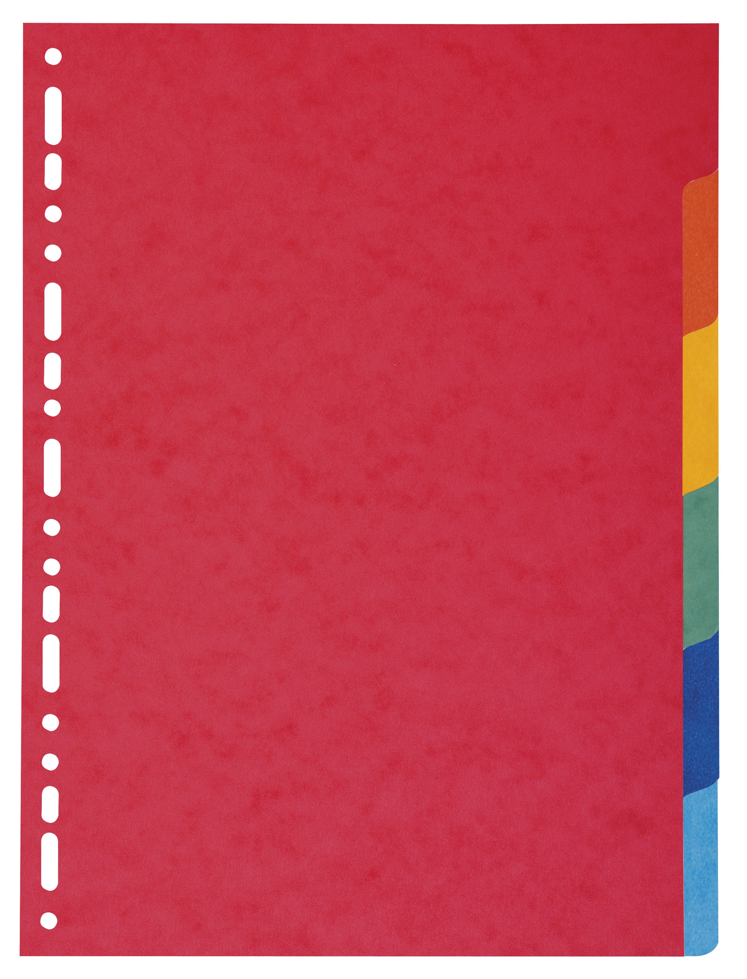 EXACOMPTA Intercalaires carte marbrée 220g/m2 6 positions - A4 