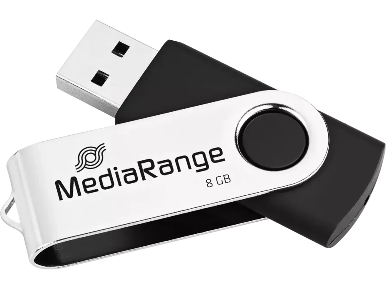 MEDIARANGE Clé USB 2.0 8GB capuchon pivotant