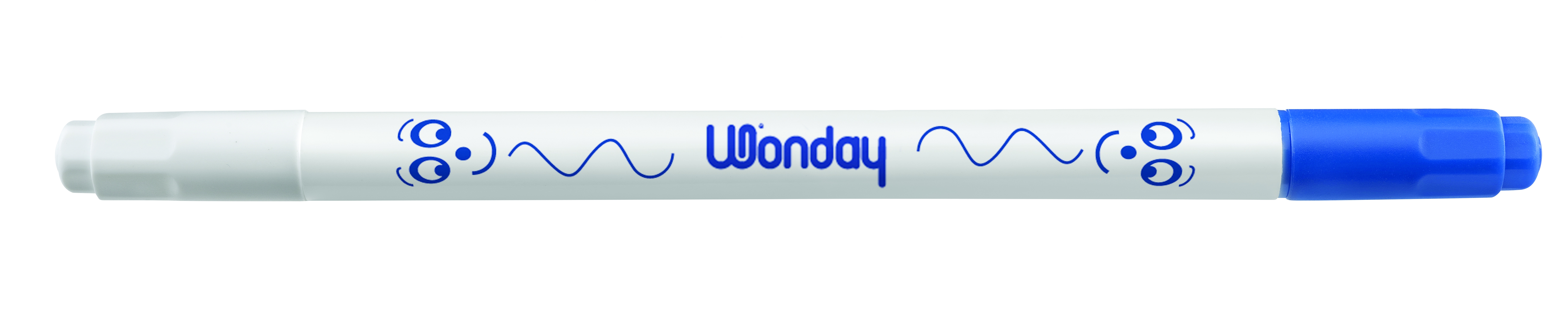 WONDAY Blister de 6 effaceurs réécriveurs, encre Bleue, pointe 1 mm