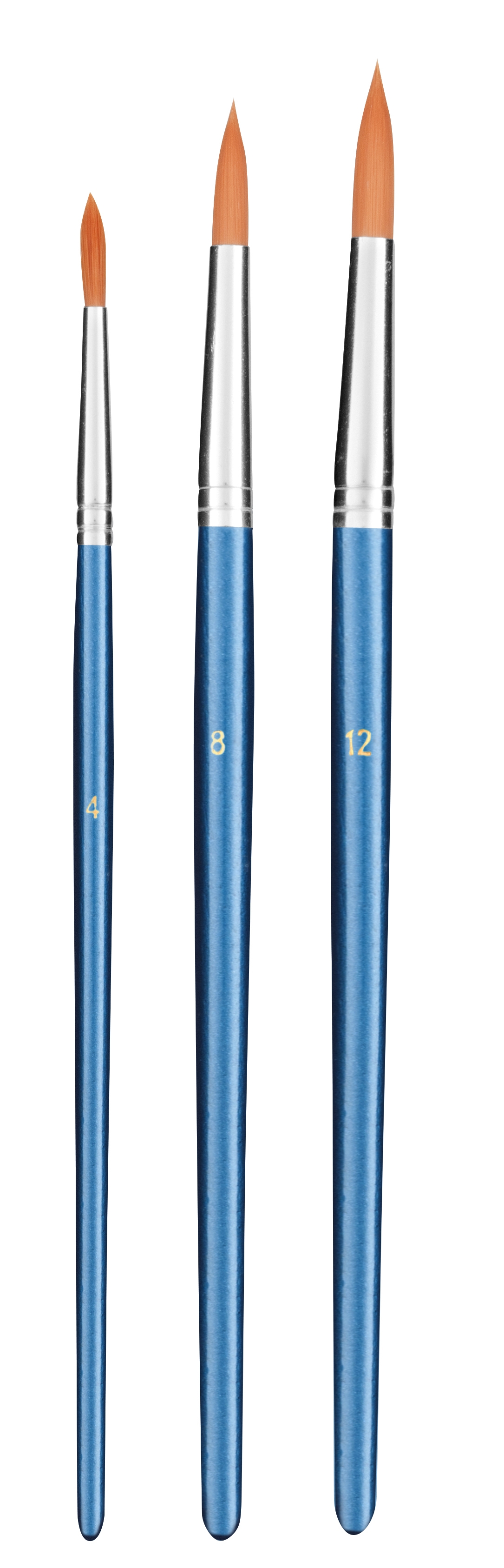 WONDAY Pinceaux ronds n°4/ 8/12