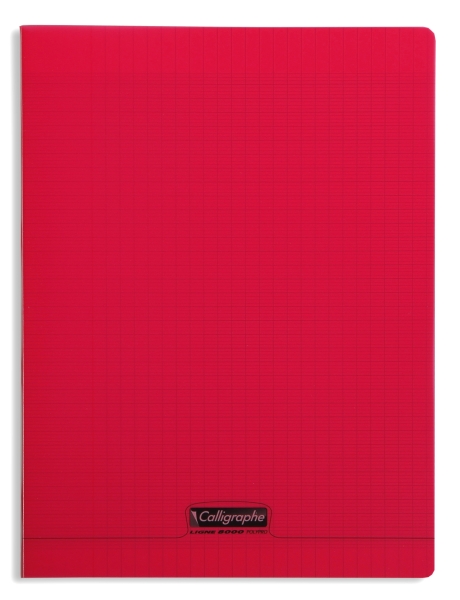 Cahier piqué 8000 POLYPRO 24x32 cm 48 pages grands carreaux 90 g