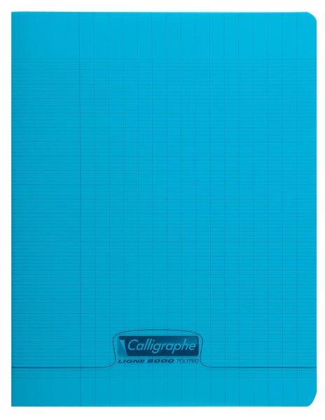 Cahier piqué 8000 POLYPRO 17x22 cm 48 pages grands carreaux 90 g