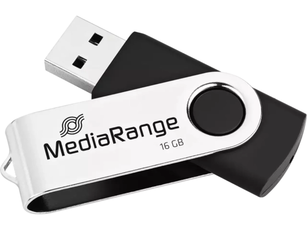MEDIARANGE Clé USB 2.0 16GB capuchon pivotant