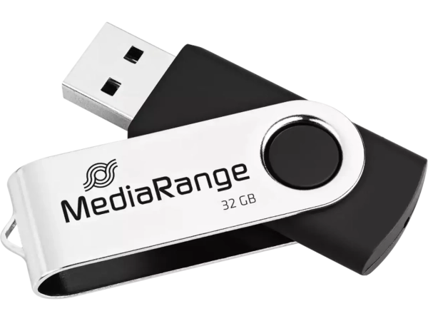 MEDIARANGE Clé USB 2.0 32GB capuchon pivotant