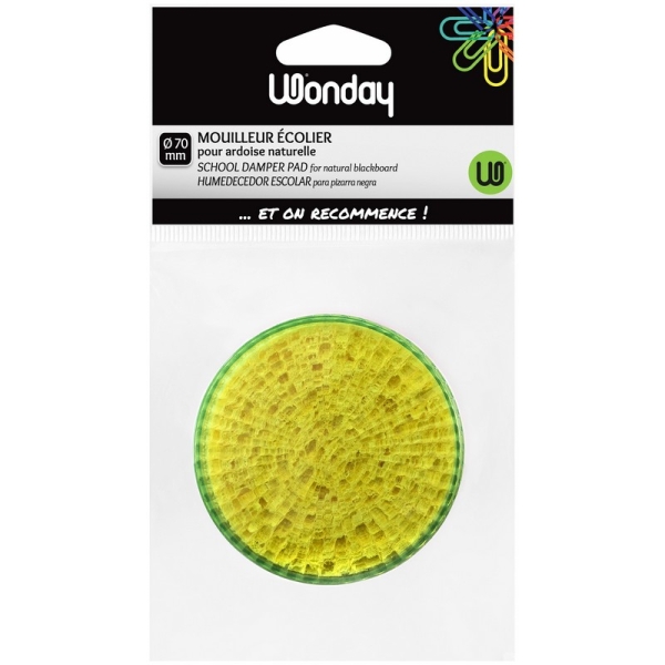 WONDAY Boitier eponge scolaire pour ardoise